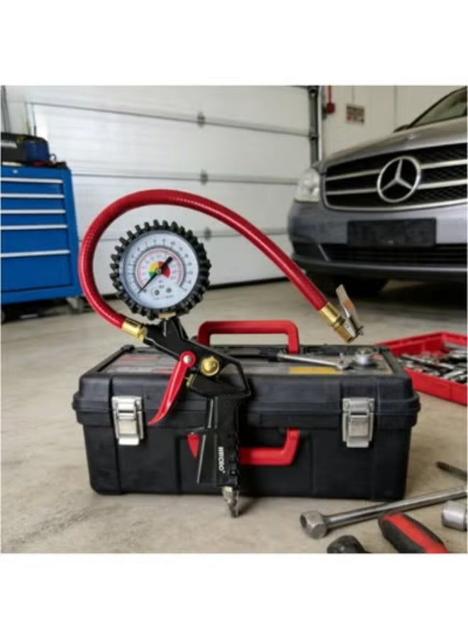 الرقمية ضغط الإطارات حزام نافخة ، ظرف هوائي مع قياس الضغط ، الثقيلة مع اتصال سريع مقرنة - Image 4